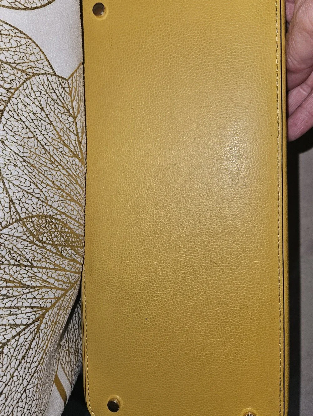Kate Spade Patterson Drive Small Dome Satchel - Vibrant Yellow - NO LONG STRAP